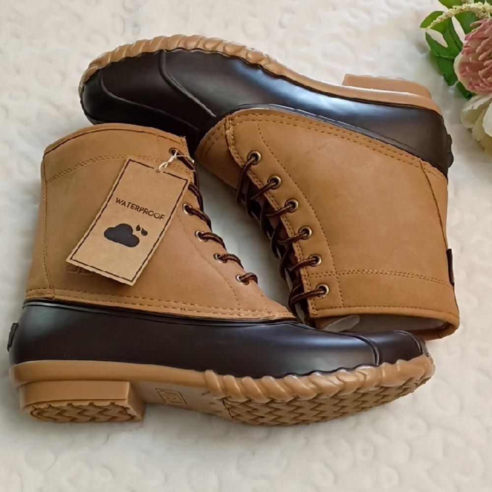 Jambu Men's Size 11 Waterproof Tan and Brown Boots